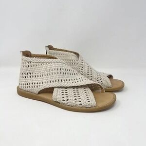 Børn Iwa Macramé Sandals Wms 10 Criss Cross Gladiator Caged Boho Country Western